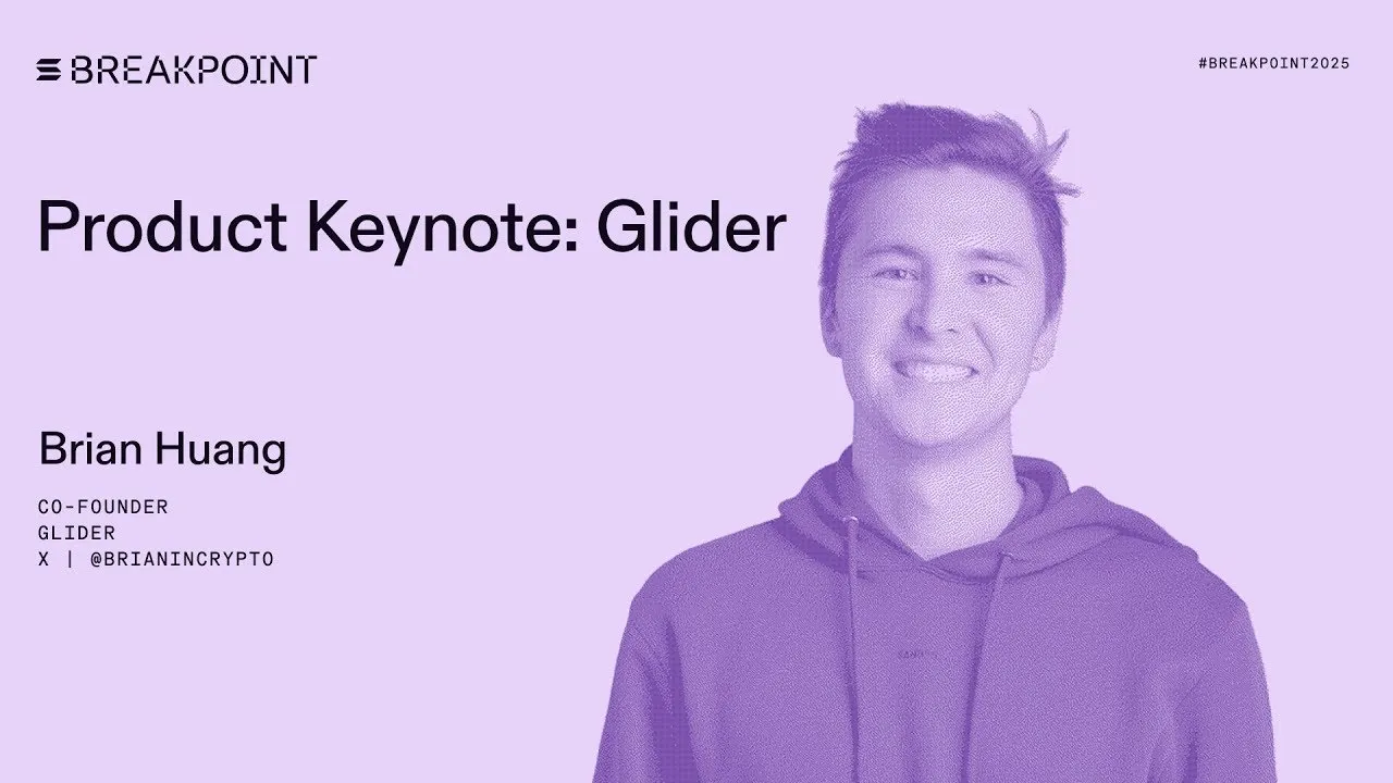 Product Keynote: Glider (Brian Huang)